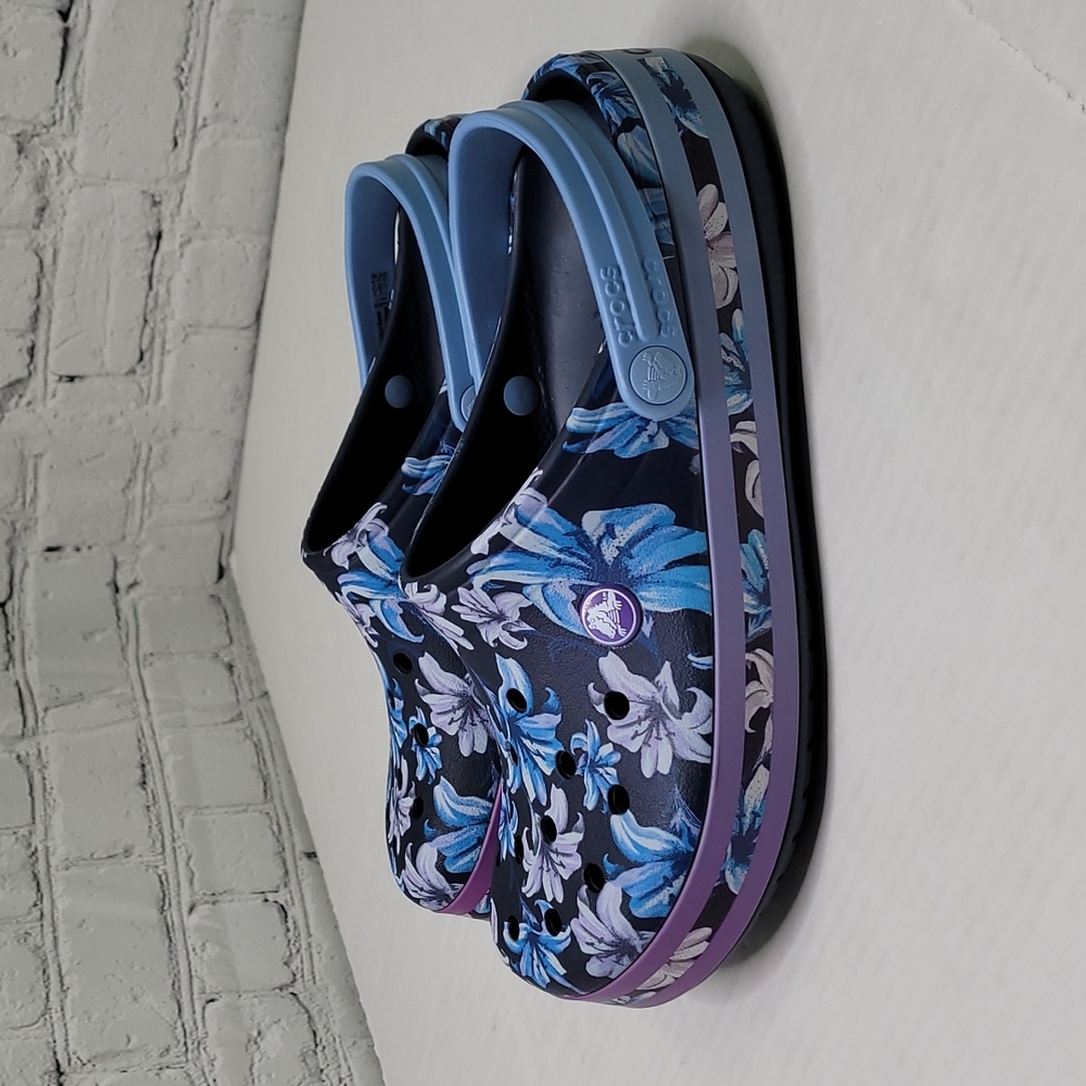 Crocs floral crocband clogs
